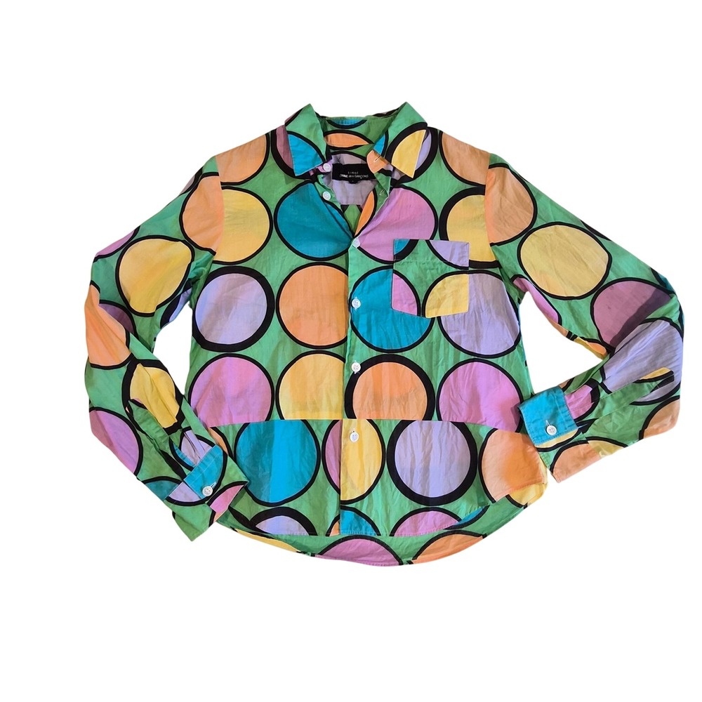 Tricot Comme des Garcons Multicolor Polka Dot Shirt TM-B043 Made in Japan S